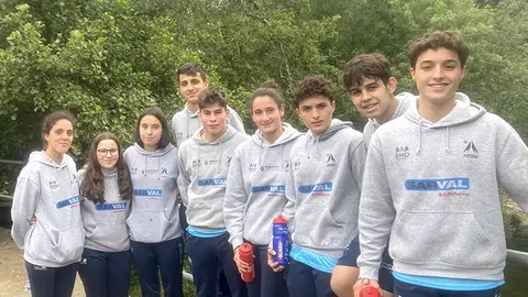 nadadores do CNA no campionato en Ponteareas 