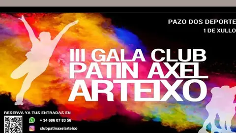 Gala de cierre de temporada club pat&iacute;n axel Arteixo