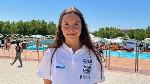 Eva S&aacute;nchez fue finalista en el campeonato nacional de nataci&oacute;n infantil