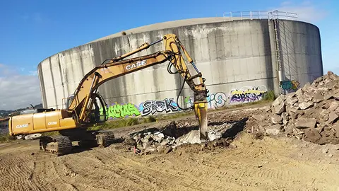 Concello de Arteixo, obras para potabilizar el agua del embalse de Sab&oacute;n