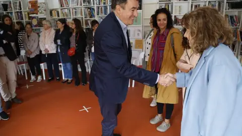 Visita do conselleiro de Educaci&oacute;n ao colexio Doutor L&oacute;pez Su&aacute;rez de Friol.