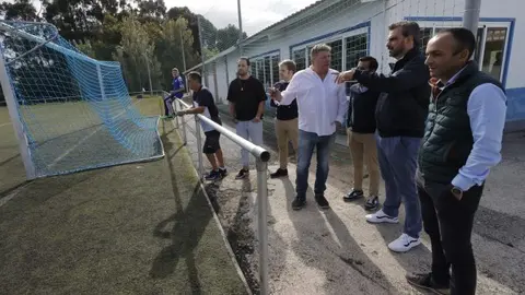 Diego Calvo destaca a importancia do f&uacute;tbol base como pr&aacute;ctica deportiva entre la rapazada.