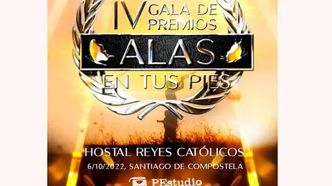 Gala de Premios Alas en tus Pies 2022 organizada por PEstudio Periodismo Social
