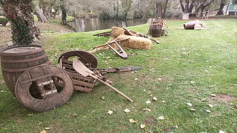 feria historica prepara la zona donde se desarrollar&aacute; el evento