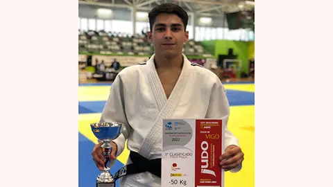 podio para el judoka Esteban Castro en Vigo