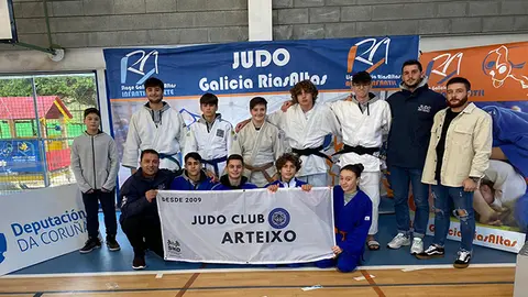 Arteixo judo Club Arteixo campeonato Liga R&iacute;as Altas