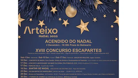 programaci&oacute;n de Navidad Arteixo 2022-2023