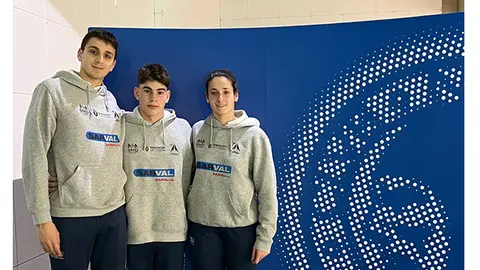 Nadadores del CNA Arteixo en Sabadell