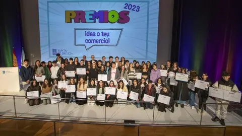 Entrega de premios no certame da Xunta "Idea o teu comercio!"-El Portal de la Infancia