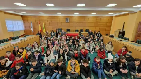 visita CEIP Fogar concello de Carballo