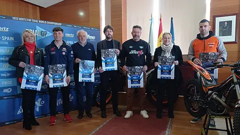 primera prueba del mundial de trial en abril 2023 en el concello de arteixo
