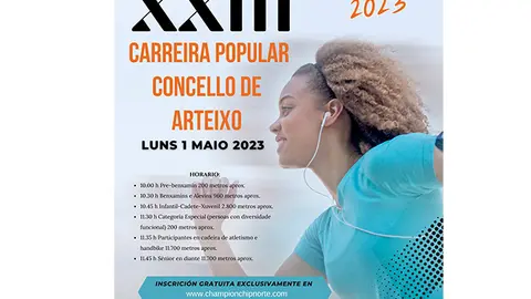 carrera popular Concello de Arteixo 2023 Pazo dos deportes