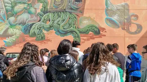 visitas guiadas arte urbana carballo