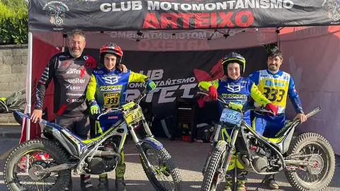 Trial Arteixo con dos pilotos en el nacional de Tarragona