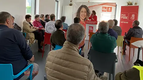 Patricia Boedo mitin campa&ntilde;a electoral municipal 2023