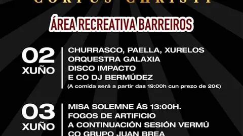 festas corpus christi monteaguo parroquia de Arteixo