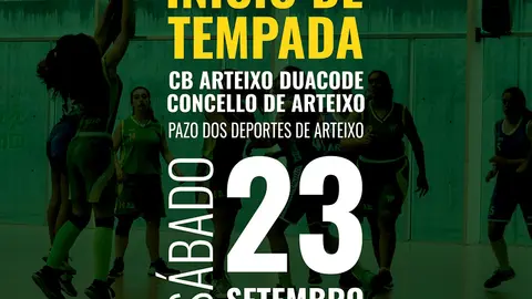 Cartel CB Arteixo III Torneo inicio de tempada.