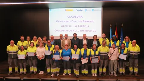 Clausura do obradoiro "A Laracha-Arteixo: colaborando polo emprego VI".