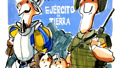 Vi&ntilde;eta del concurso de ense&ntilde;anza escolar del ej&eacute;rcito de tierra 2024.