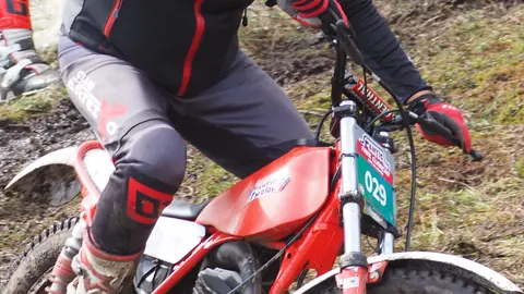 Luis Mosquera compitiendo en la Copa de Espa&ntilde;a de Trial.