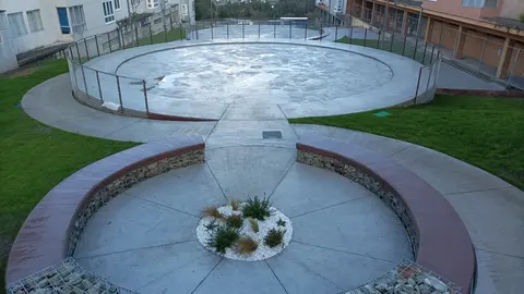 Plaza Sol y Mar en Arteixo.