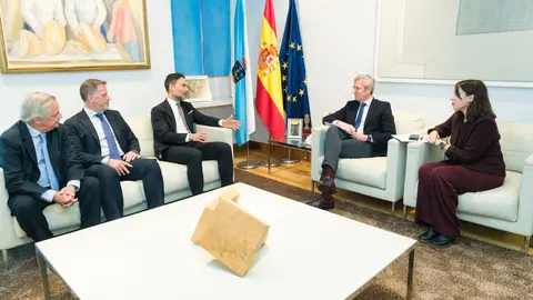 Rueda agradece al grupo Amper que refuerce su apuesta por Galicia con la construcci&oacute;n de una nueva planta en Arteixo.