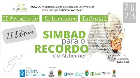 Cartel de la segunda edici&oacute;n del premio "Simbad para o Recordo e o Alzh&eacute;imer".