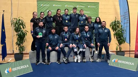 Selecci&oacute;n que represent&oacute; a Galicia en la Copa de la Reina y la Copa del Rey de Luchas Ol&iacute;mpicas.