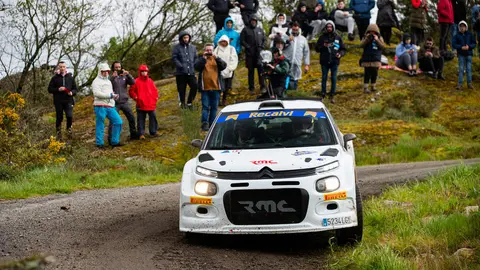 Roberto Blach Jr. en el "Rali do Cocido" en O Couto.