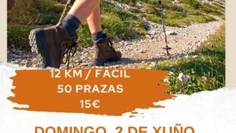 Cartel de la nueva Ruta de Senderismo ofertada por el Concello de Arteixo.