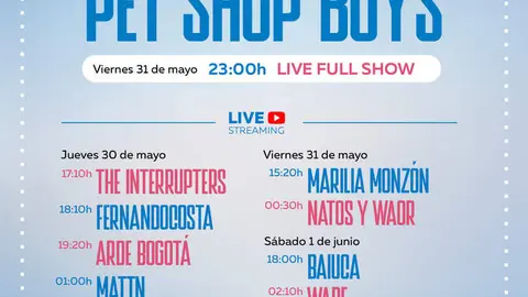 Programaci&oacute;n de los conciertos retransmitidos en directo de O Son Do Cami&ntilde;o 2024.