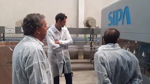 Visita del director general de Planificaci&oacute;n Energ&eacute;tica y Minas, Pablo Fern&aacute;ndez Vila, a las instalaciones de la empresa Fontecelta.