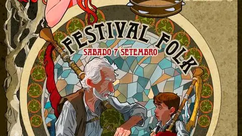 Cartel del Festival de Sisalde en Arteixo.