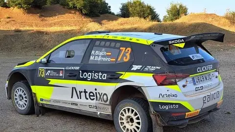 El &Scaron;koda Fabia RS Rally2 de Roberto Blach Jr.