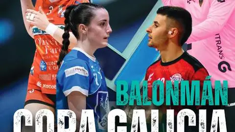 Cartel de la Copa Galicia de balonmano.
