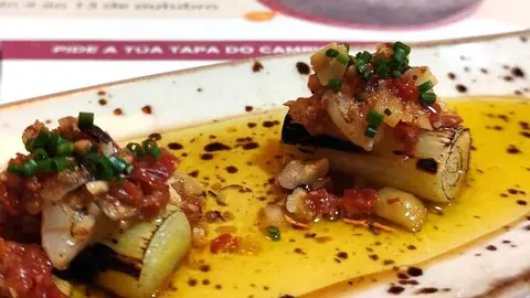 Tapa del Mes&oacute;n Alaxa de Lugo.
