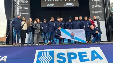 Equipo gallego en el Trial de las Autonom&iacute;as.