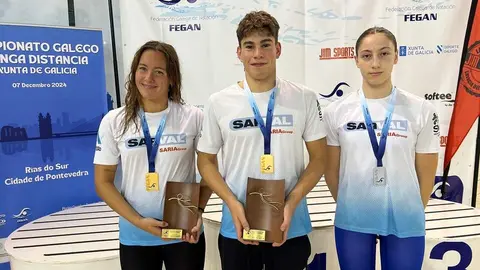 El CN Arteixo, protagonista en el Campeonato Gallego de Larga Distancia de Nataci&oacute;n.