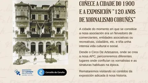 Exposici&oacute;n "120 anos de xornalismo coru&ntilde;&eacute;s".