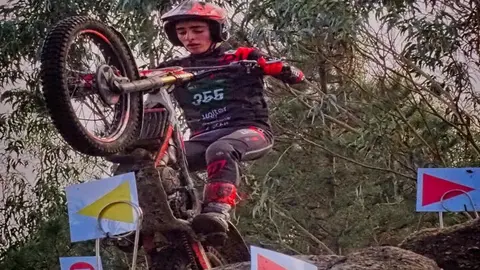 Primera prueba del Campeonato Gallego de Trial en Arteixo.