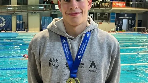 Mateo Garc&iacute;a, del Club Nataci&oacute;n Arteixo, nuevo R&eacute;cord Gallego.