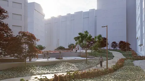 royecto de urbanizaci&oacute;n de la Plaza Jos&eacute; Mar&iacute;a Hernans&aacute;ez en A Coru&ntilde;a.