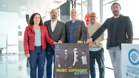 Presentaci&oacute;n del concierto de Marc Anthony en A Coru&ntilde;a.