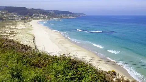 Playa de Barra&ntilde;&aacute;n, en Arteixo.