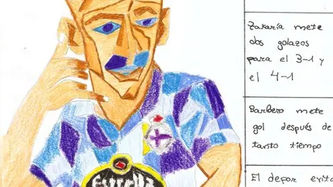 Un trabajo de la X Edici&oacute;n del Concurso de Debuxo Pablo Picasso (Foto: APC)