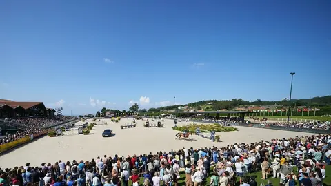 Campeonato de Europa de Saltos en el Centro H&iacute;pico Casas Novas (Foto de Manuel Queimadelos/Oxersport)