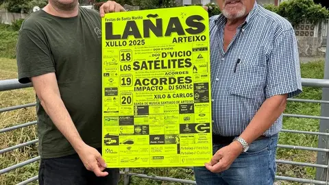 Presentaci&oacute;n de las fiestas de La&ntilde;as (Arteixo)