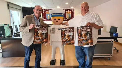 El alcalde de Mi&ntilde;o, Manuel V&aacute;zquez Faraldo, y el presidente de la asociaci&oacute;n Ferro Vello, Javier Dom&iacute;nguez, presentaron la feria y animaron a vecinos y visitantes a asistir a un evento &ldquo;&uacute;nico y singular&rdquo;.
