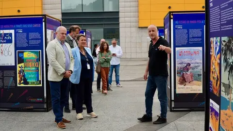 Marineda City acoge los carteles hist&oacute;ricos de las Fiestas de Mar&iacute;a Pita.