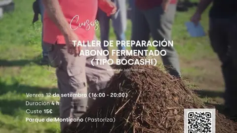 Taller de elaboraci&oacute;n de abono org&aacute;nico en Pastoriza.